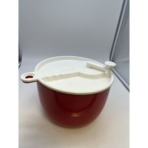 Copco Salad Spinner Sam Lebowitz #604 USA Red  Pre-owned